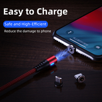 AUFU magnetyczny kabel Micro USB typu C dla iPhone Xiaomi telefon komórkowy szybkie ładowanie kabel USB ładowarka magnetyczna przewód drutowy Samsung 5